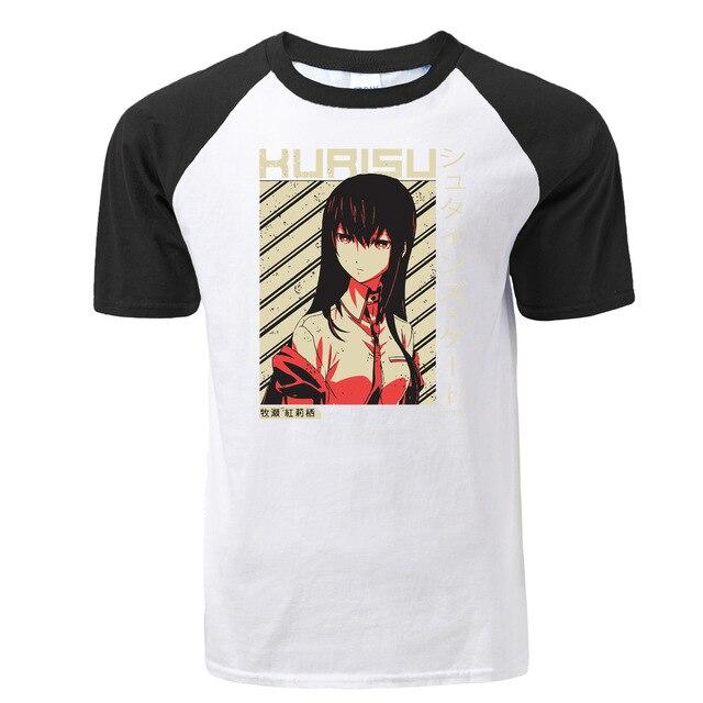 Steins Gate Makise Kurisu fashion T-Shirt. - Adilsons