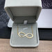 Stylish stainless infinity name bracelet. - Adilsons