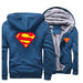 Superman fleece warm jacket. - Adilsons