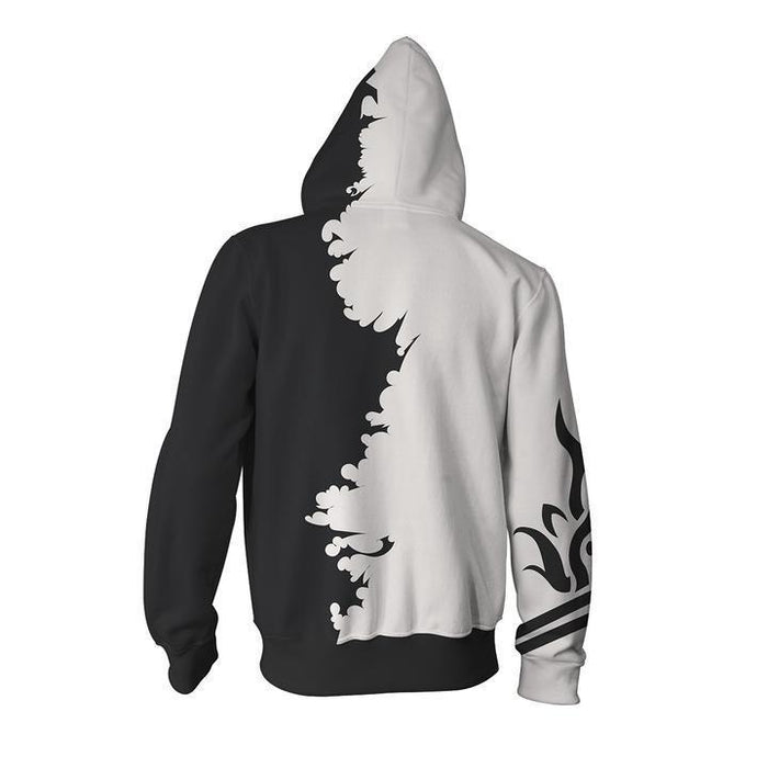 Sweatshirt with a zipper with a cool high-quality design. - Adilsons