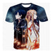 Sword Art Online fashionable 3D full print T-Shirt. - Adilsons