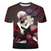 Tokyo Ghoul Anime 3D casual T-shirt. - Adilsons