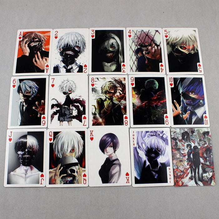 Tokyo Ghoul game cards 54 pcs/pack. - Adilsons
