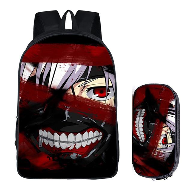 Tokyo Ghoul stylish, high-quality backpacks and pencil bag sets. - Adilsons