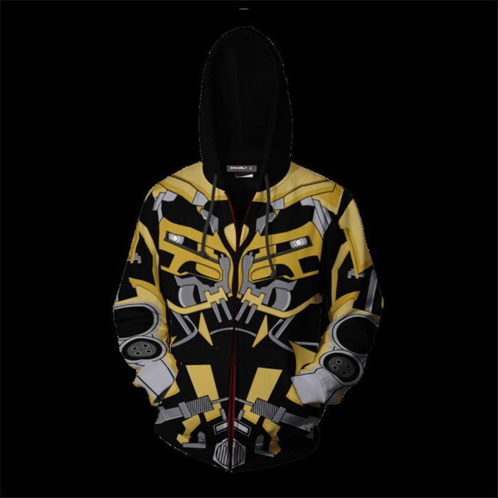 Transformers 3D Print hoodies with zipper. - Adilsons