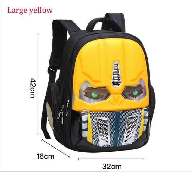Transformers 3D robot backpack. - Adilsons