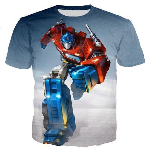 Transformers kids 3D print T-Shirts. - Adilsons