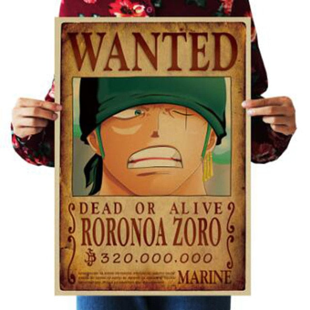 One Piece home decor wall posters 51.5x36cm.