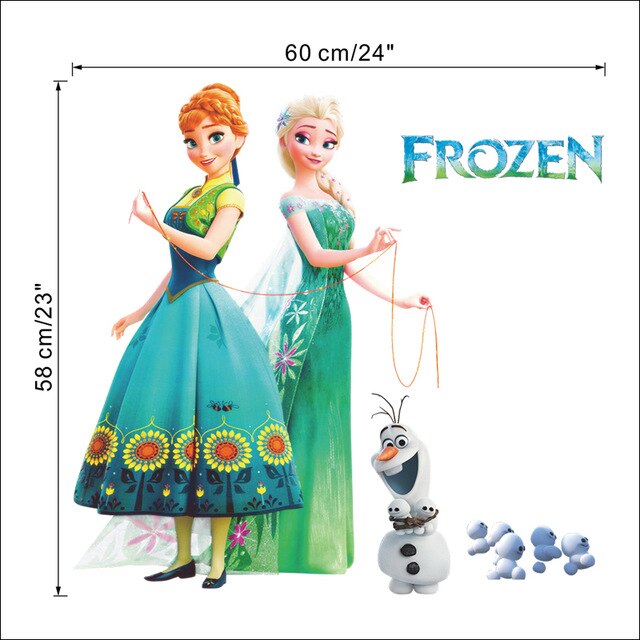 Frozen decoration sticker