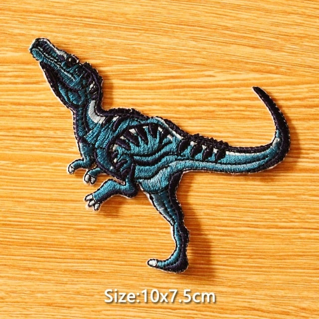 Jurassic Park clothes sticker badge.