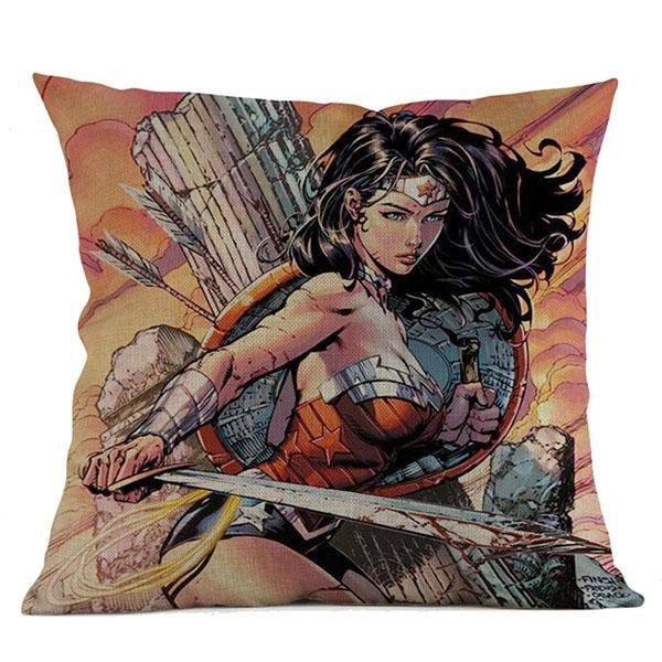 Wonder Woman decorative pillow case. - Adilsons