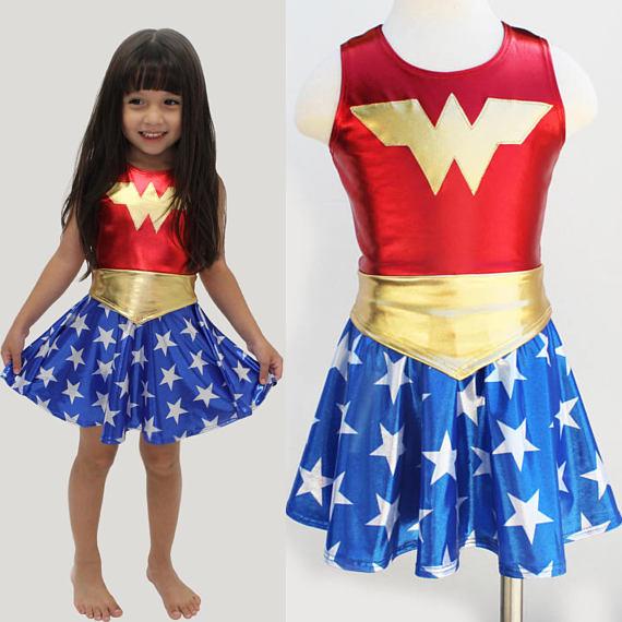 Wonder Woman fashion costume for kids. - Adilsons