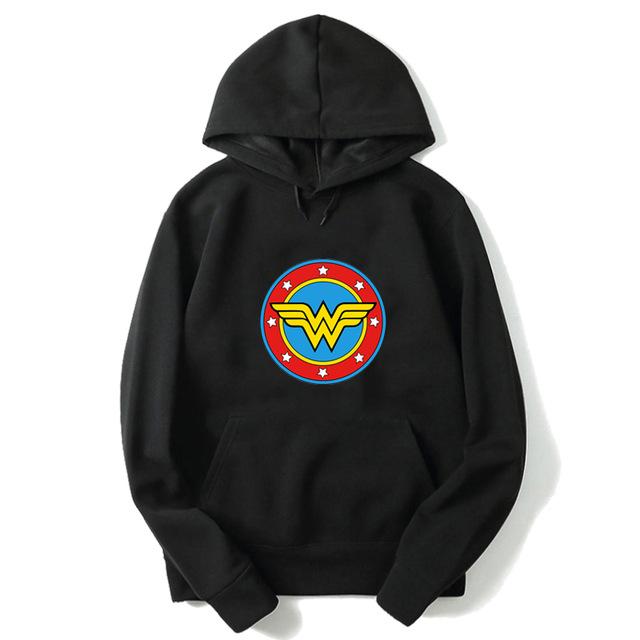 Wonder Woman long sleeve hoodies. - Adilsons