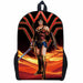 Wonder Woman printing backpack. - Adilsons