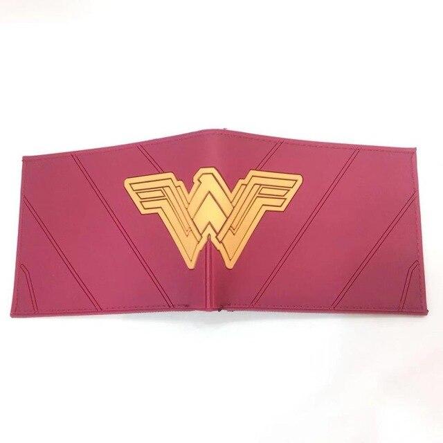 Wonder Woman PU short wallet. - Adilsons