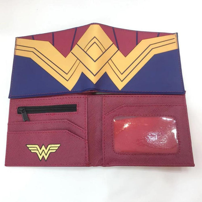 Wonder Woman PU short wallet. - Adilsons