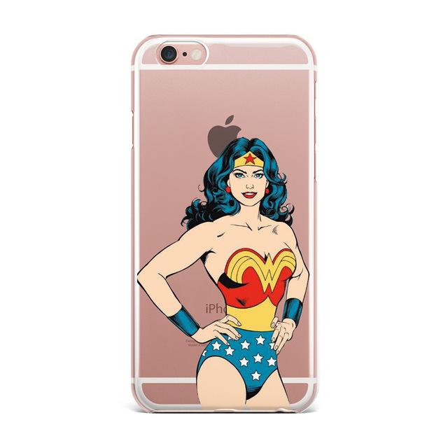 Wonder Woman silicone phone cases for iPhone. - Adilsons