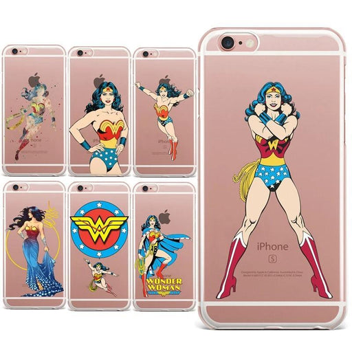 Wonder Woman silicone phone cases for iPhone. - Adilsons